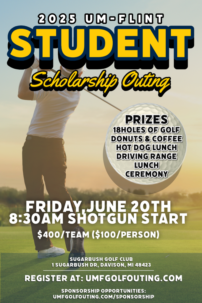 Golf outing flyer with details on the outing.